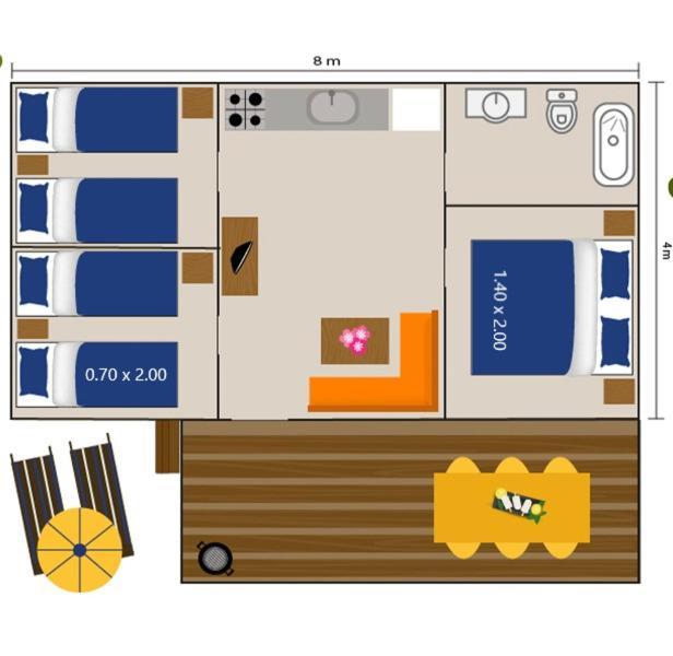 Easyatent Mobile Home Zelena Laguna Mugeba Стая снимка